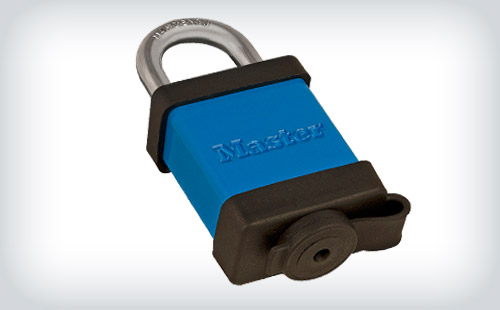 Intuitive key cap cover provides easy access to the cylinder