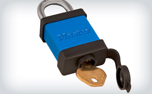 Simply remove attached key cap to insert key