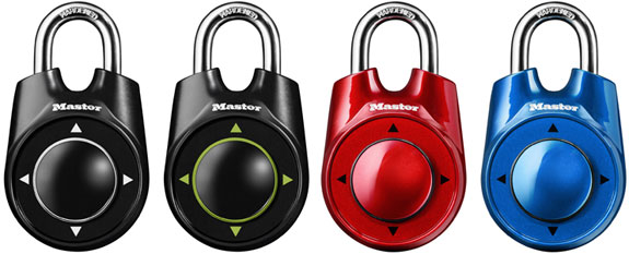 Master Lock introduces World&rsquo;s first combination lock that opens in left right up down movements, number 1500iD