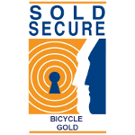 Sold Secure Gold Bicycle logo