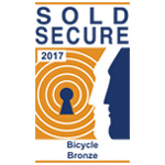 Sold Secure Silver Bicycle logo