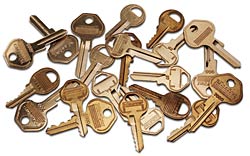 Lot de clés Master Lock, forgées et zéro goupille