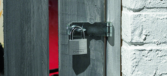 9160EURD Solid Aluminum Padlock